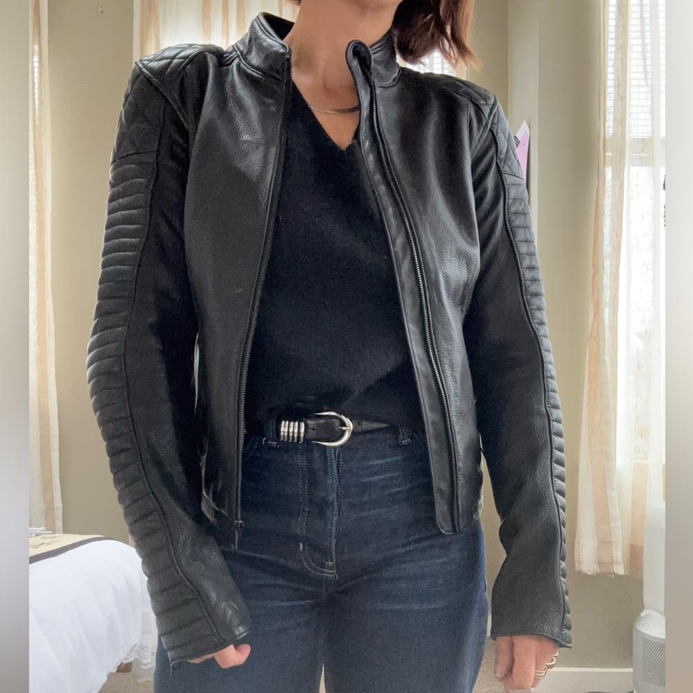 Aether Apparel Arrow Leather Motorcycle Jacket